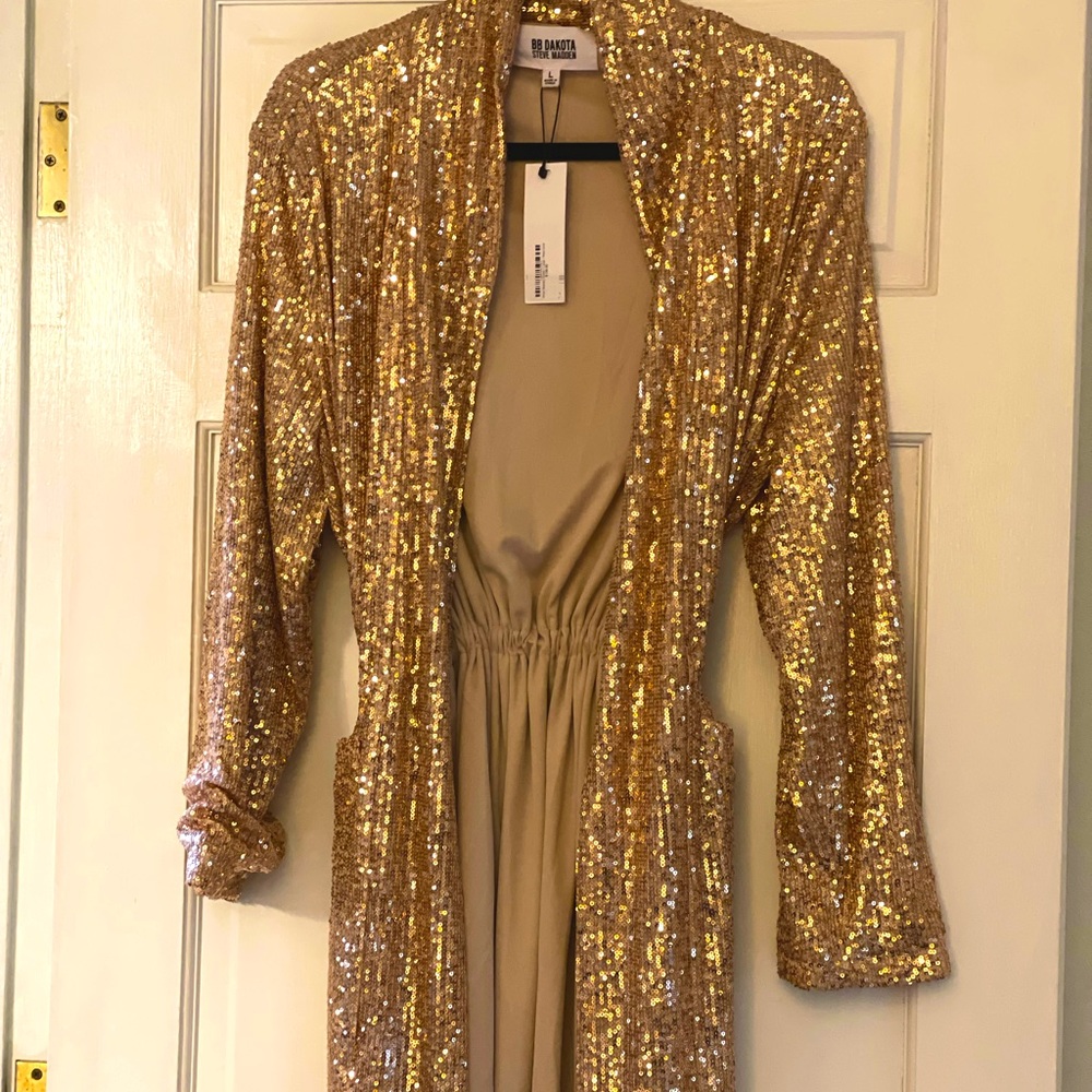 BB Dakota Sequin Duster NWT